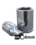 Bocallave Hexagonal encastre 3/8 6mm Crossmaster