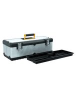 Caja Acero Inoxidable para Herramientas con Cierres Metálicos Mediana - Crossmaster