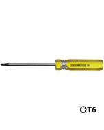 Destornillador Punta Torx Tamper Mango acrílico T6 Crossmaster