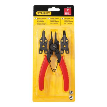 Alicates múltiples para anillos de retención Stanley