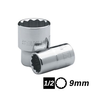 Bocallave Estriada Encastre 1/2 de 9mm Stanley