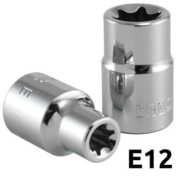 Bocallave 1/2" Torx Hembra E12 Crossmaster