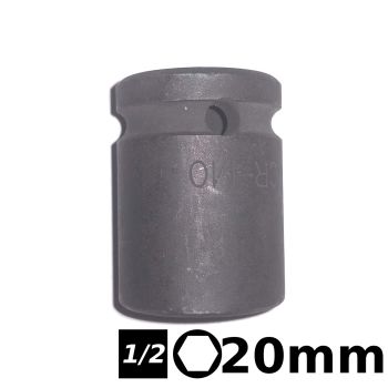 Bocallave hexagonal de impacto 1/2 20mm Crossmaster