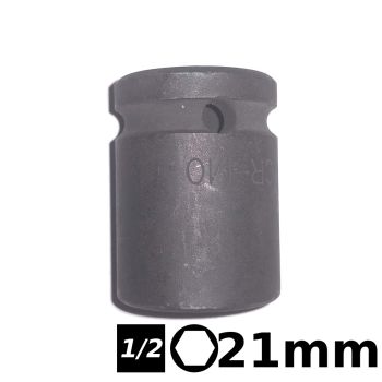 Bocallave hexagonal de impacto 1/2 21mm Crossmaster