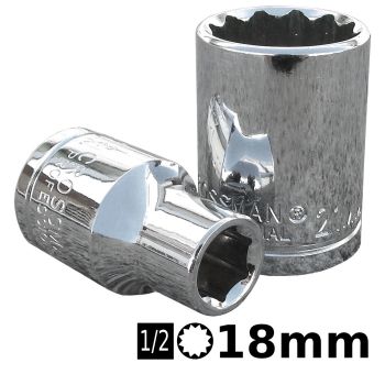 Bocallave estriada 1/2 18mm Crossmaster