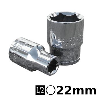 Bocallave hexagonal 1/2 22mm Crossmaster