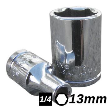 Bocallave Hexagonal encastre 1/4 13mm Crossmaster