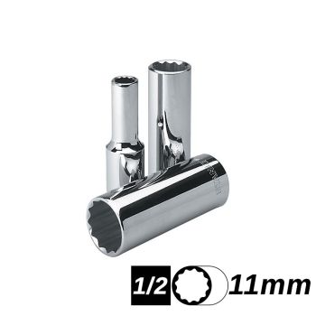 Bocallave Estriada Larga encastre 1/2 de 11mm Stanley