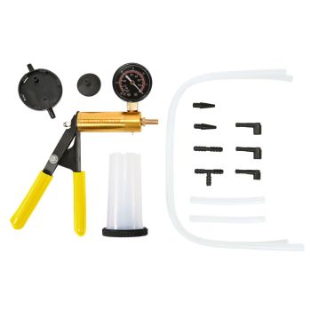 Bomba De Vacio Para Purgar Frenos kit 15 Piezas Crossmaster