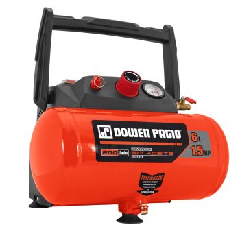 Compresor 6 Litros Sin Aceite Portatil 1200W mando directo Dowen Pagio