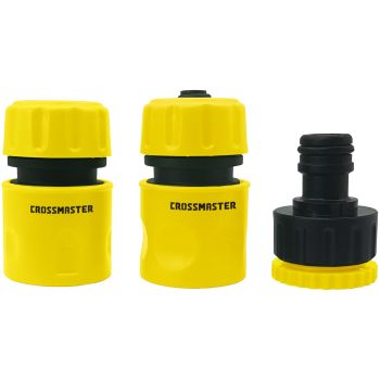 Conectores acoples rápidos 3/4 3 piezas Crossmaster
