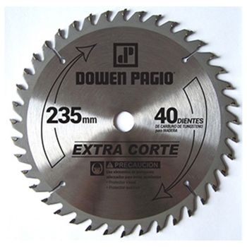 Disco para sierra 235x3.2x30mm 40 dientes Dowen Pagio