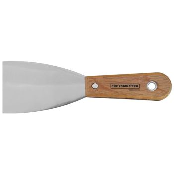 Espátula flexible mango de madera 101mm Crossmaster