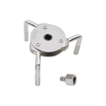Llave ajustable de filtro de aceite de 3 brazos Stanley