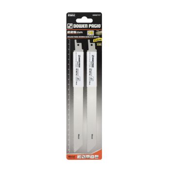 Hoja para Sierra Sable para Metal Z:18 (DXP) L=225mm Blister con 2 Hojas - Dowen Pagio