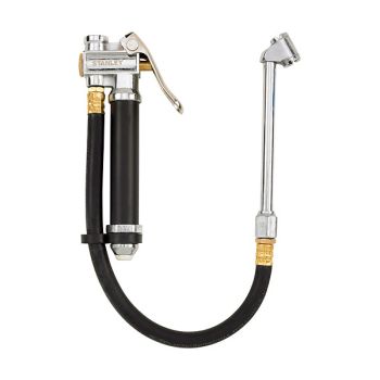 Inflador de neumáticos con manómetro de barra y manguera Stanley