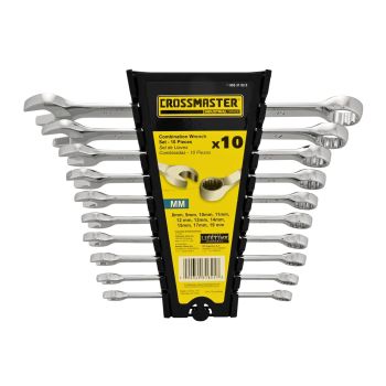 Juego 10 Llaves Combinadas Métricas Crossmaster