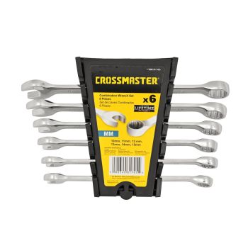 Juego De 6 Llaves Combinadas Milimétricas Crossmaster