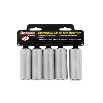 Juego de tubos largos de 1/2 de 5 piezas Eurotech