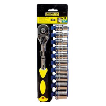 Set de Bocallaves Encastre 1/2 de 11 piezas Crossmaster