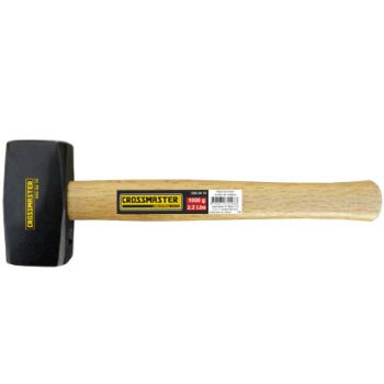 Maza de Acero con cabo de madera de 1Kg Crossmaster