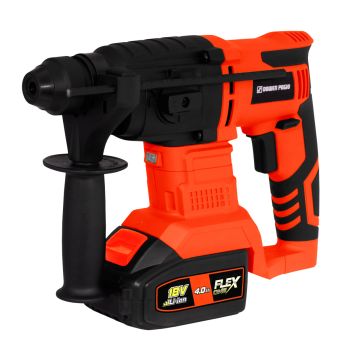 Rotomartillo a Batería Recargable 4 Funciones 20mm Flex One Dowen Pagio