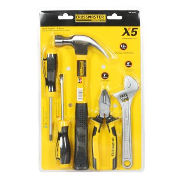 Set de 5 Herramientas de Mano Crossmaster