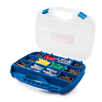 Set de tornillos y tarugos 385 piezas Tramontina