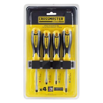 Set de Destornilladores de 4 piezas Crossmaster