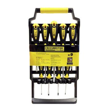 Set de 9 Destornilladores Crossmaster