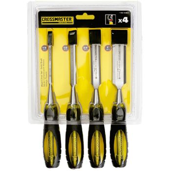 Set de Formones para Madera Vástago Pasante Crossmaster