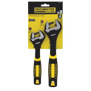 Set de Llaves Ajustables de 2 Piezas Crossmaster