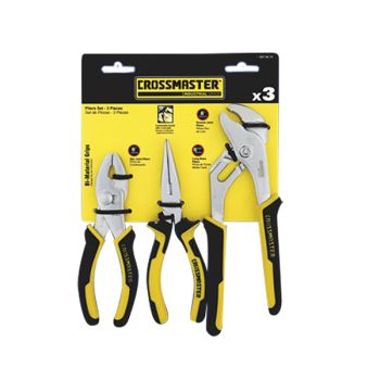 Set de Pinzas de 3 Piezas Crossmaster
