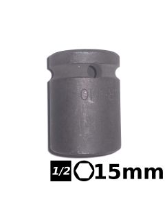 Bocallave hexagonal de impacto 1/2 15mm Crossmaster