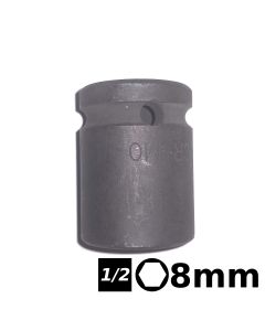 Bocallave hexagonal de impacto 1/2 8mm Crossmaster