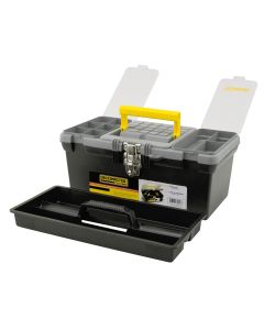Caja Plástica para Herramientas con Cierres Metálicos (Tamaño 3) - Crossmaster
