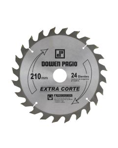 Disco Para Sierra Circular 210 X 3,2 X 30 MM – 24 Dientes - Dowen Pagio