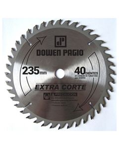 Disco para sierra 235x3.2x30mm 40 dientes Dowen Pagio