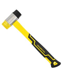 Martillo de Goma y PVC 40mm Mango de Fibra de Vidrio Crossmaster