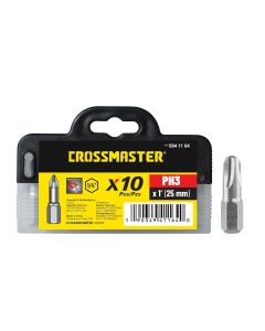 Puntas Phillips PH3 25mm 10 unidades Crossmaster