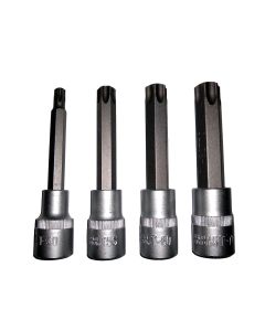 Set de 4 Puntas Torx con bocallaves Eurotech