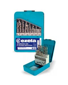 Set de 19 brocas para metal Ezeta