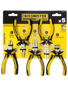 Set de mini pinzas y mini alicates - 5 piezas - Crossmaster