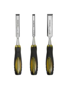 Set de formones para madera Vastago Pasante 3 piezas Crossmaster