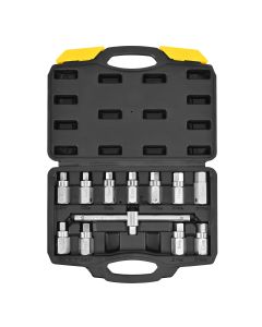 Set Extractor De Tapones De Cárter X12 Piezas Encastre 3/8 Crossmaster