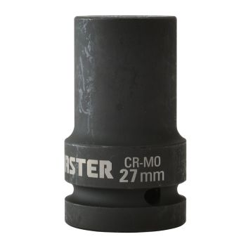 Bocallave de impacto hexagonal larga encastre 1 pulgada 27mm Crossmaster