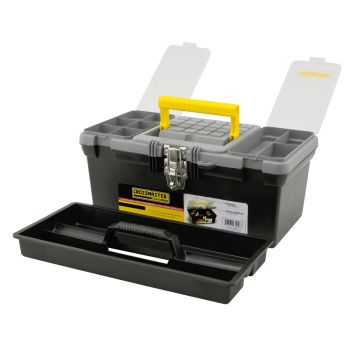 Caja Plástica para Herramientas con Cierres Metálicos 480 x 265 x 252 mm Crossmaster