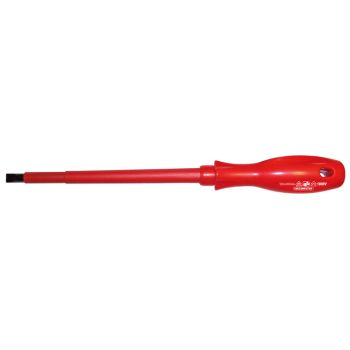 Destornillador aislado 1000v punta plana 4mm Crossmaster