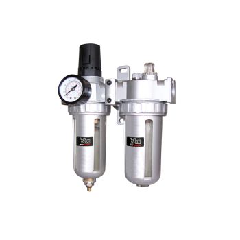Filtro Regulador y Lubricador 1/4 con manómetro BTA