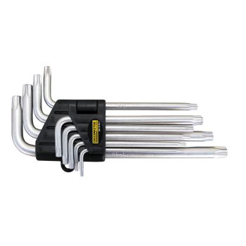 Juego de 9 llaves Torx largas Crossmaster
